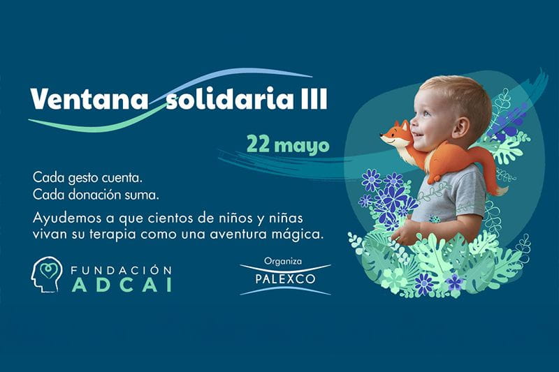 INCOGA se une por tercer año consecutivo al gran proyecto benéfico “Ventana Solidaria III”, fruto de la colaboración entre Palexco y la Fundación Adcai